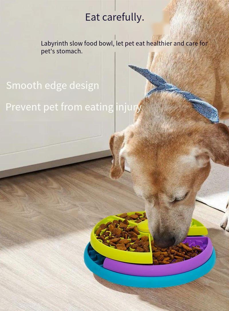 Slow Food Bowl Anti Choking Cat Bowl Dog