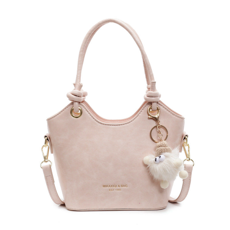 Sweet Style Zipper PU Square Shoulder Bag
