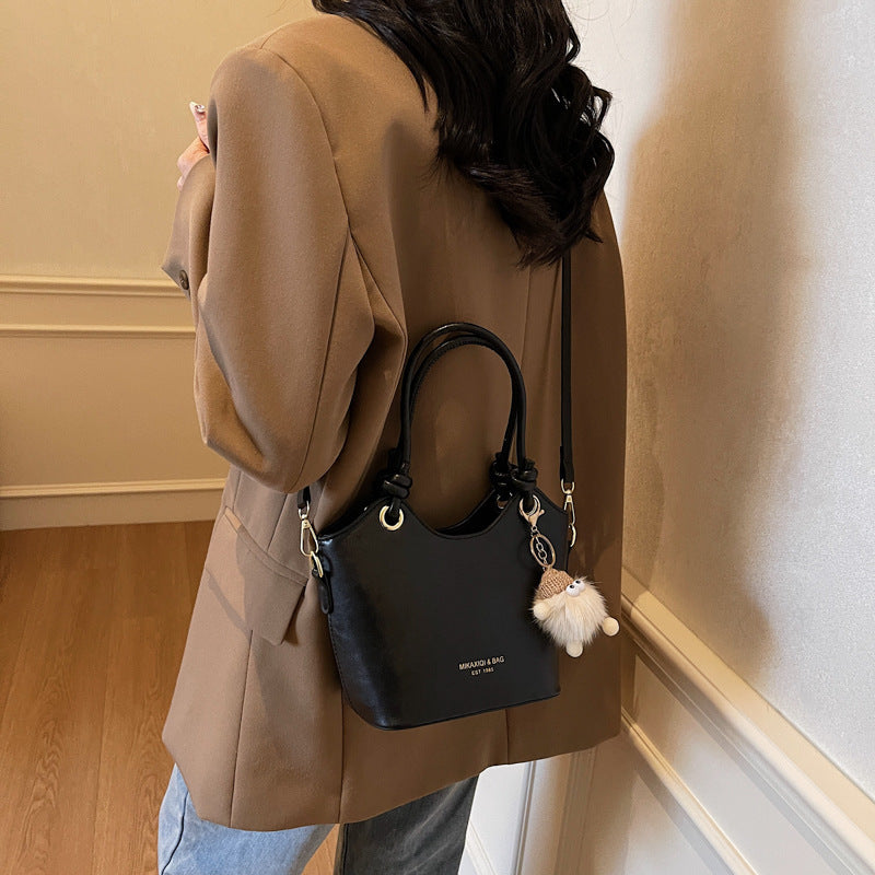 Sweet Style Zipper PU Square Shoulder Bag