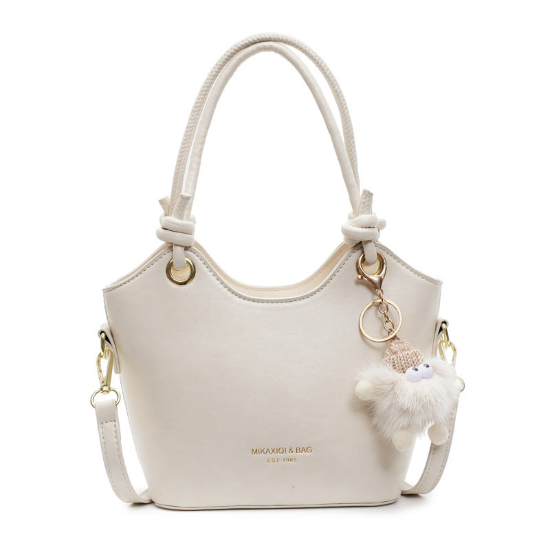 Sweet Style Zipper PU Square Shoulder Bag