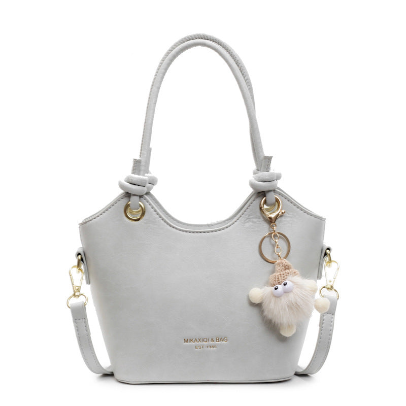 Sweet Style Zipper PU Square Shoulder Bag