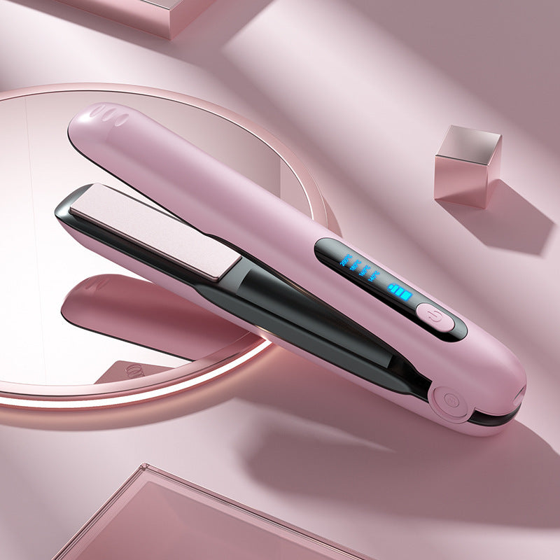 Wireless Hair Straightener Flat Iron Mini