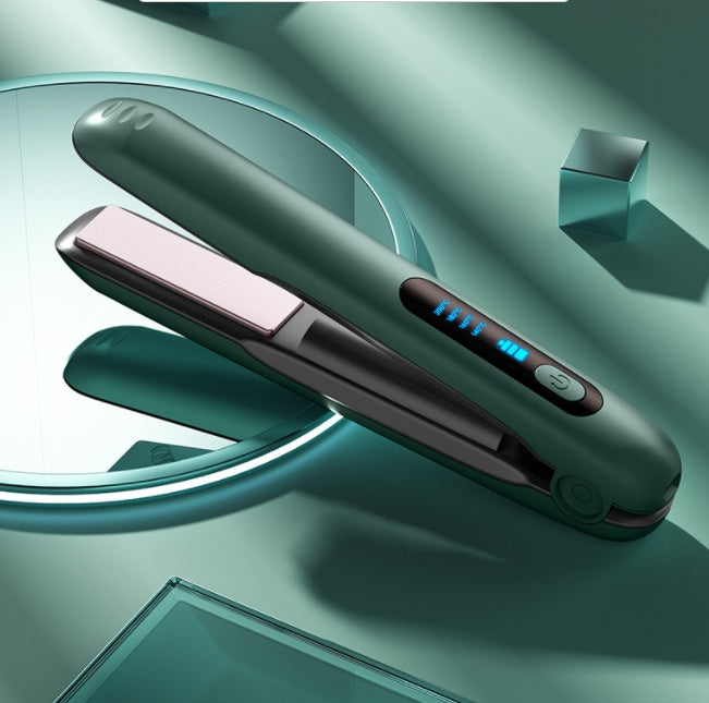 Wireless Hair Straightener Flat Iron Mini
