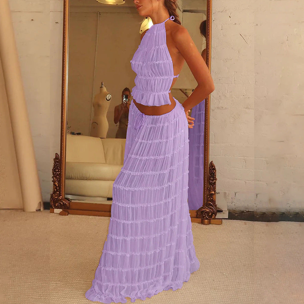 Women's Dress Suit Sleeveless Backless