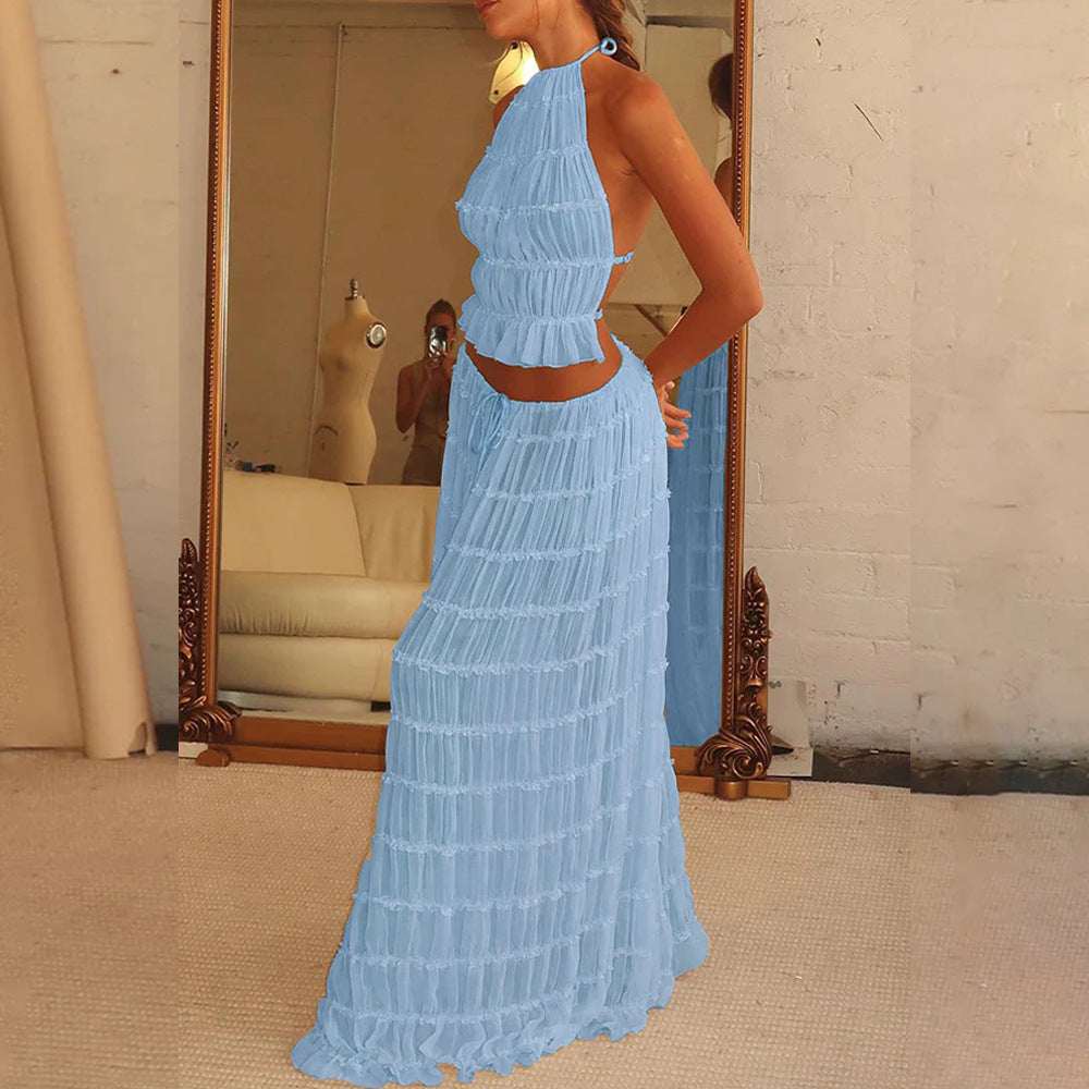 Women's Dress Suit Sleeveless Backless