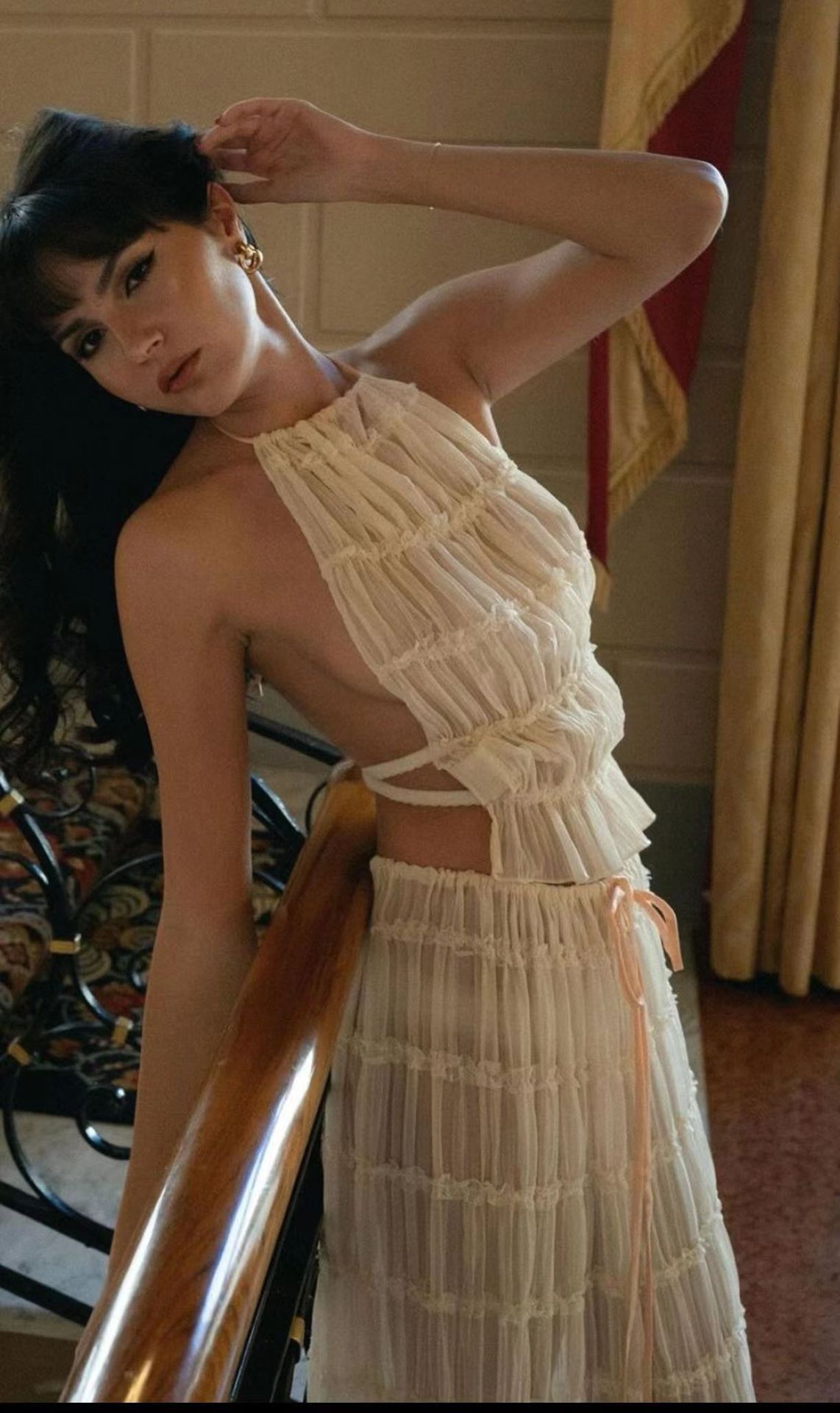 Women's Dress Suit Sleeveless Backless