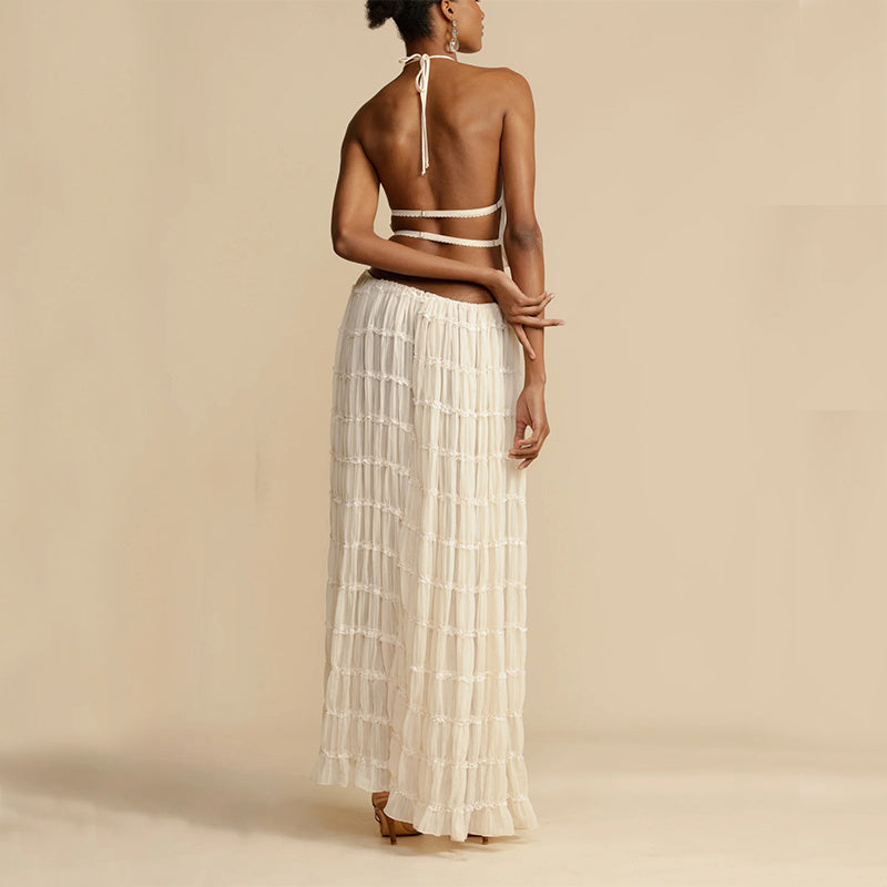 Women's Dress Suit Sleeveless Backless