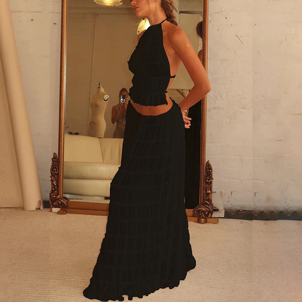 Women's Dress Suit Sleeveless Backless