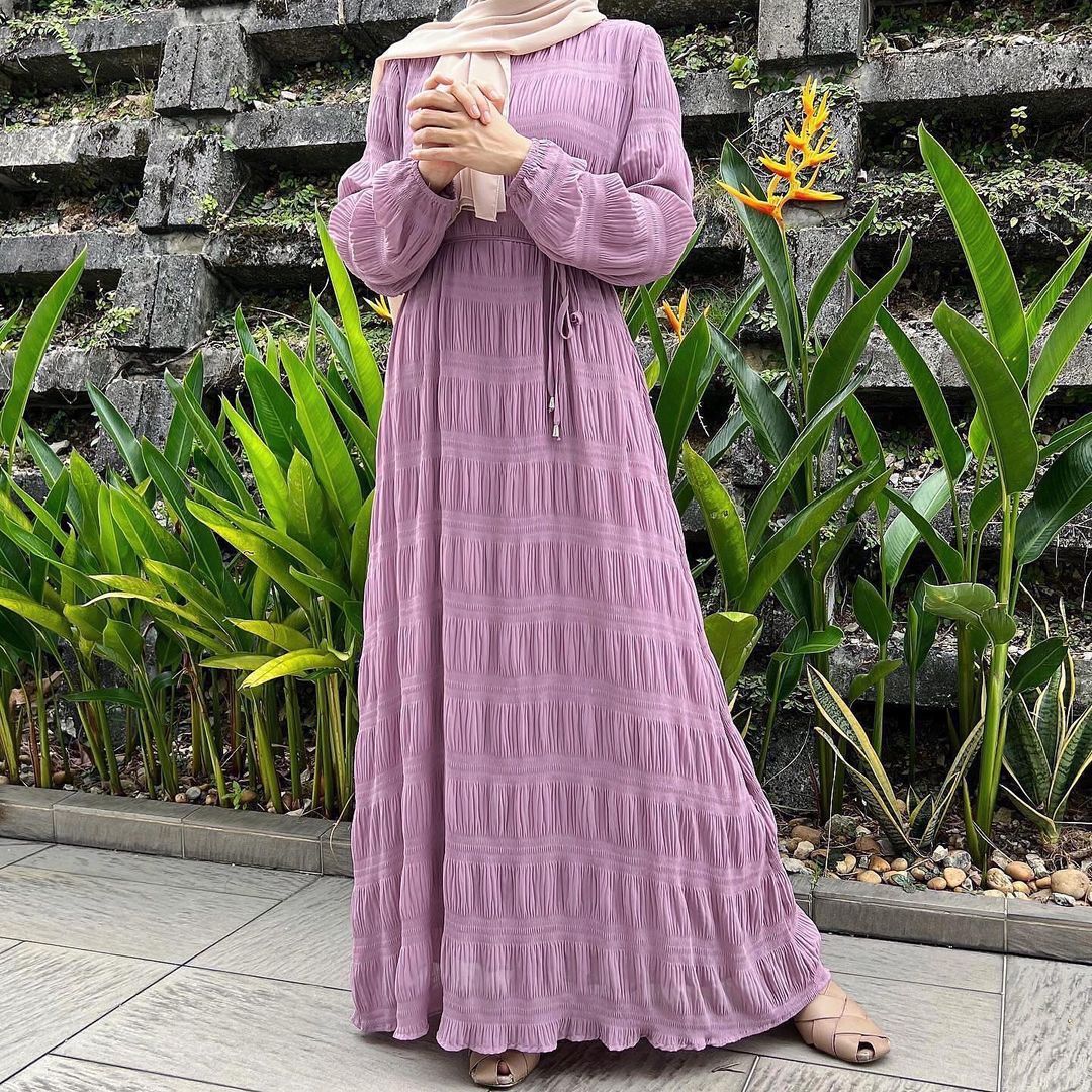 Women's Middle East Fashion Sweet Chiffon Dress