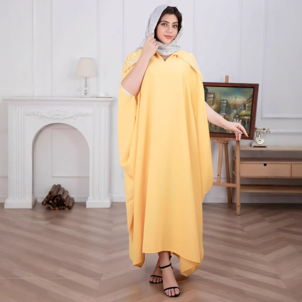 Women's Middle East Muslim Dubai Party Robe Dress