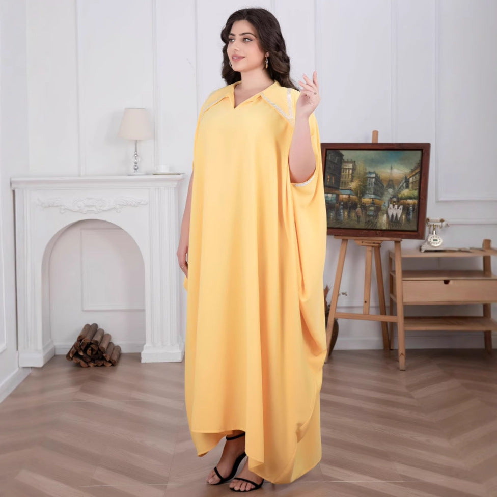 Women's Middle East Muslim Dubai Party Robe Dress