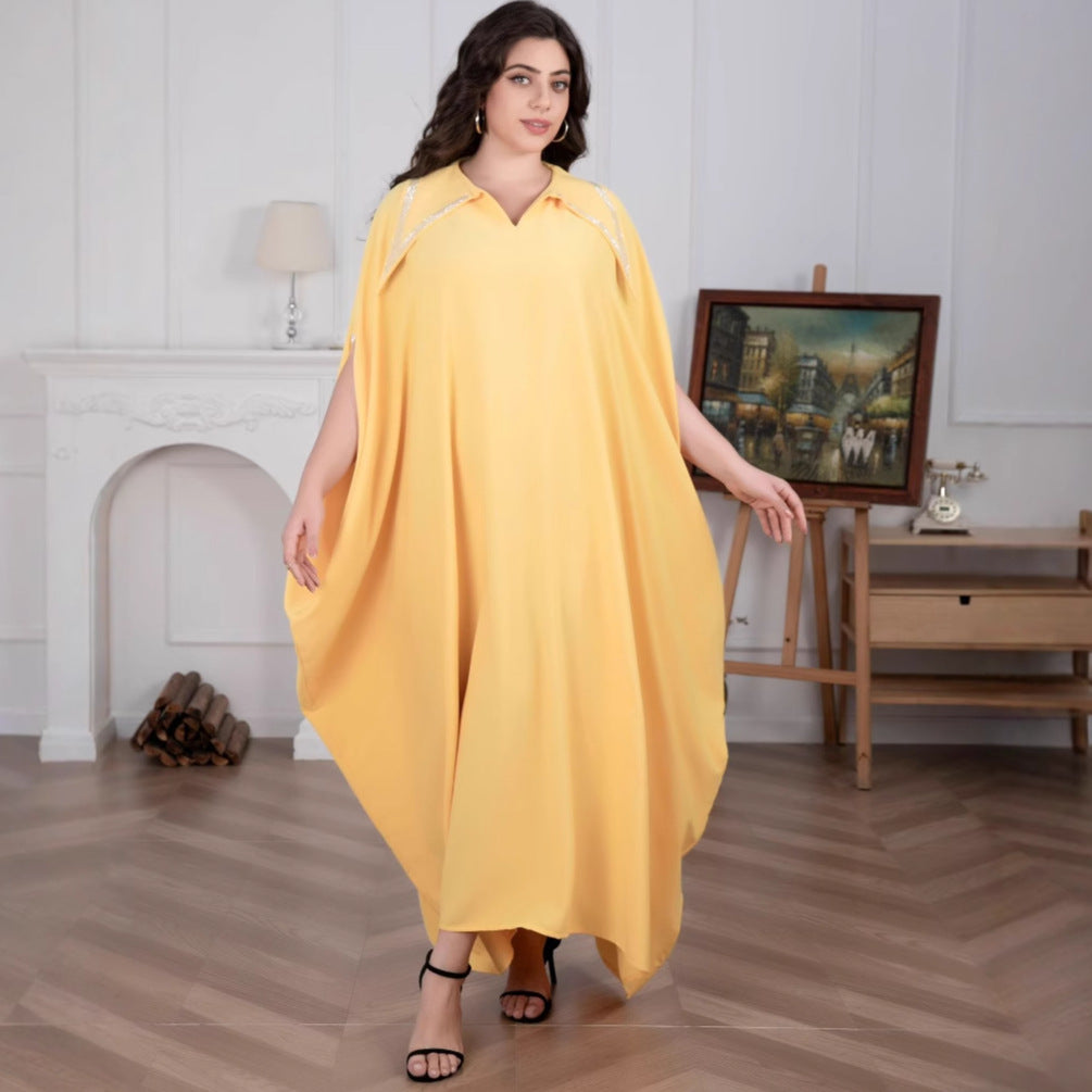Women's Middle East Muslim Dubai Party Robe Dress