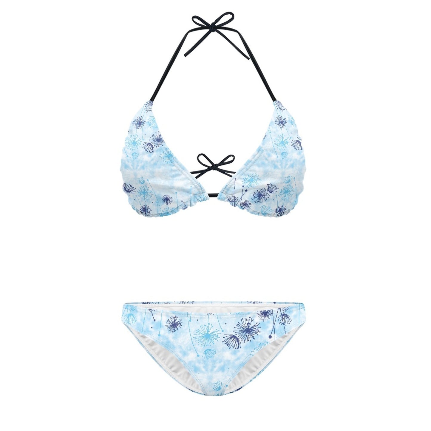 Women's Split Printed Swimsuit Bikini -