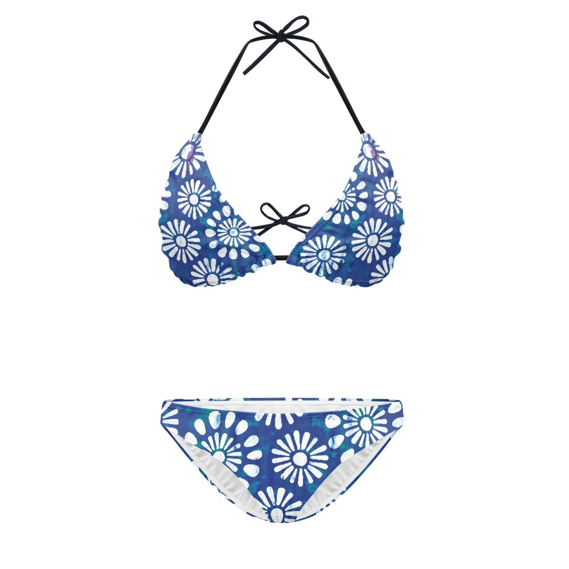 Women's Split Printed Swimsuit Bikini -