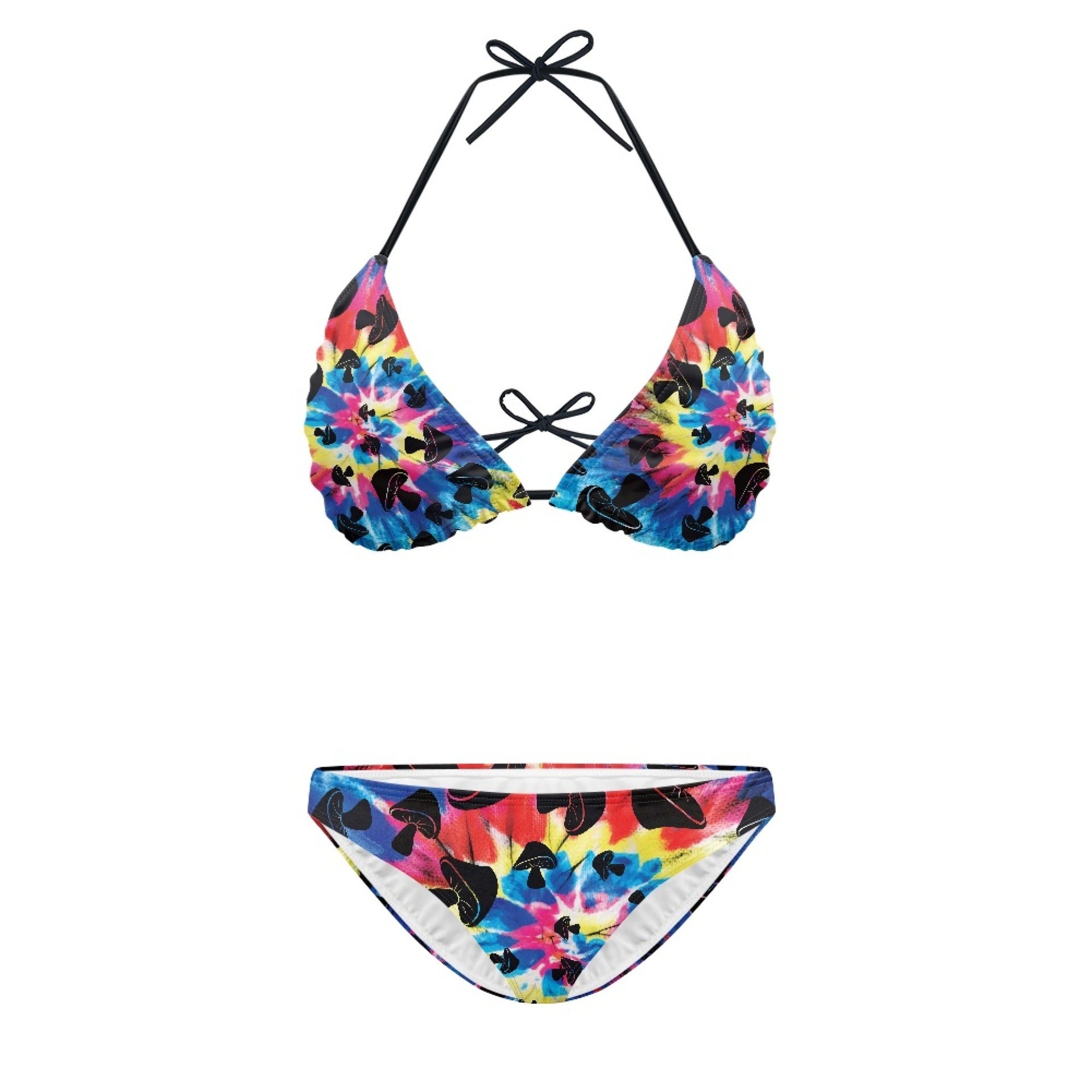 Women's Split Printed Swimsuit Bikini -