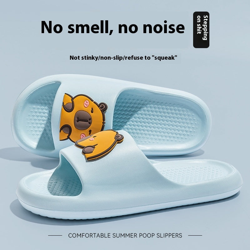 Cute Cartoon Dog Slippers Non-slip Floor | Yazijico™