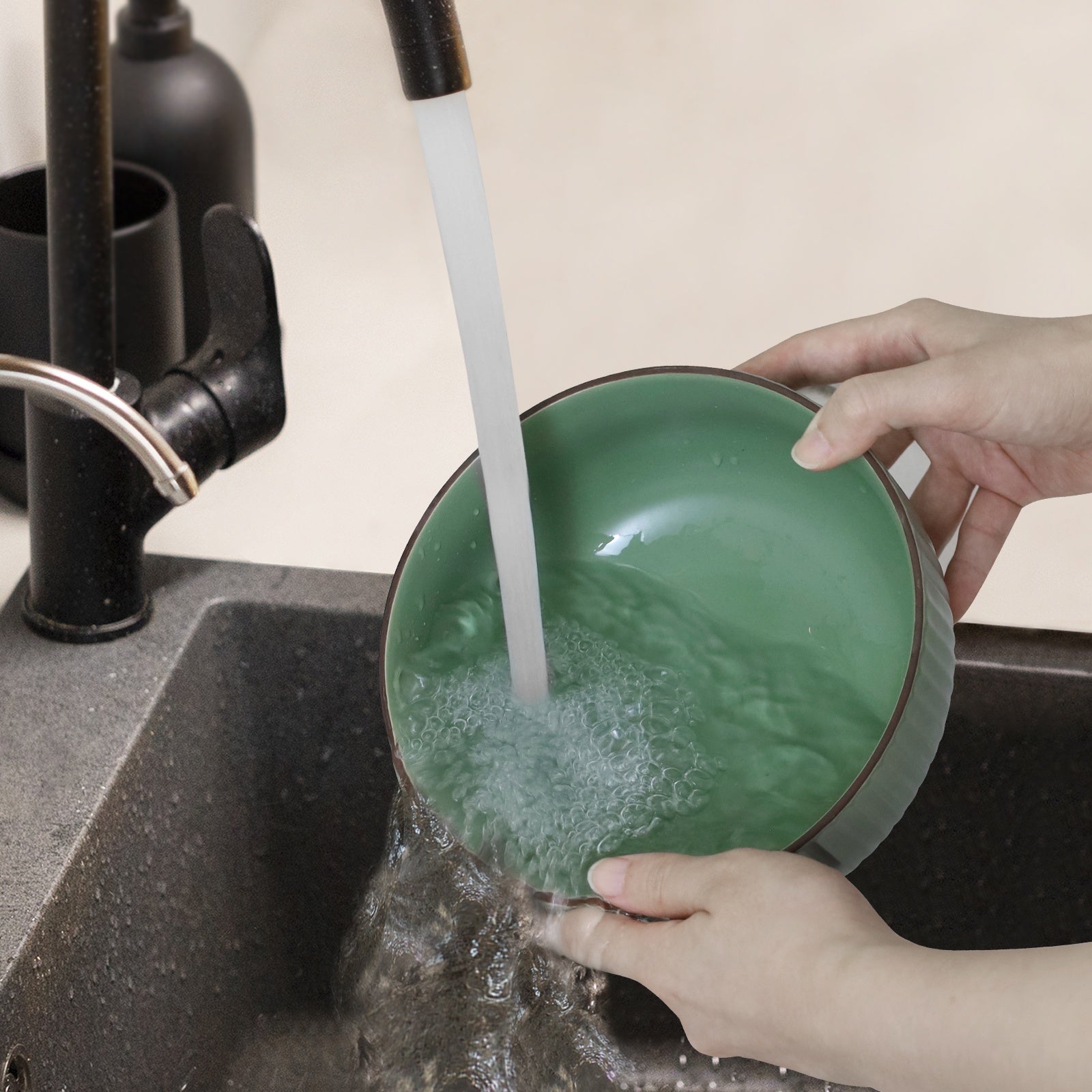 Ceramic Bowls For Kitchen Set For Soup | Yazijico™