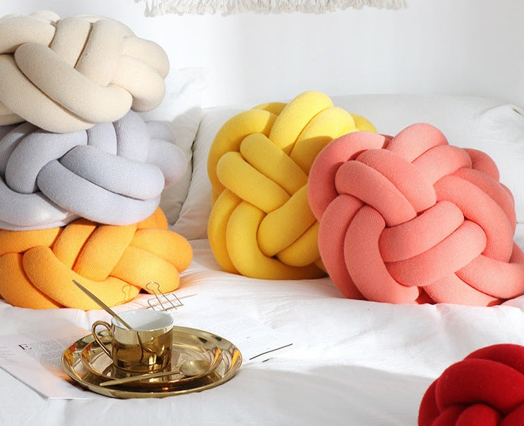 Yazijico™ Sofa Pillow Office Nap Craft Pillow Knot Throw Pillow - Yazijico™