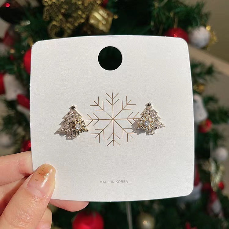 Rotatable Christmas Tree Earrings  | Yazijico™