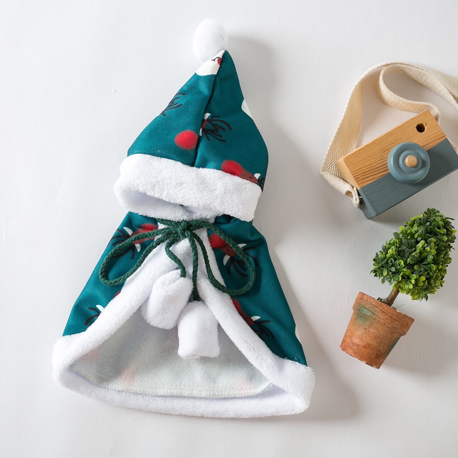 Cat Christmas Clothes Little Red Cape  | Yazijico™