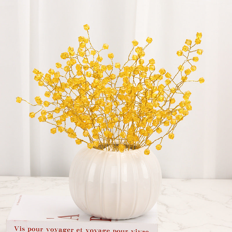Hand-made Flower Ceramic Pumpkin Vase | Yazijico™