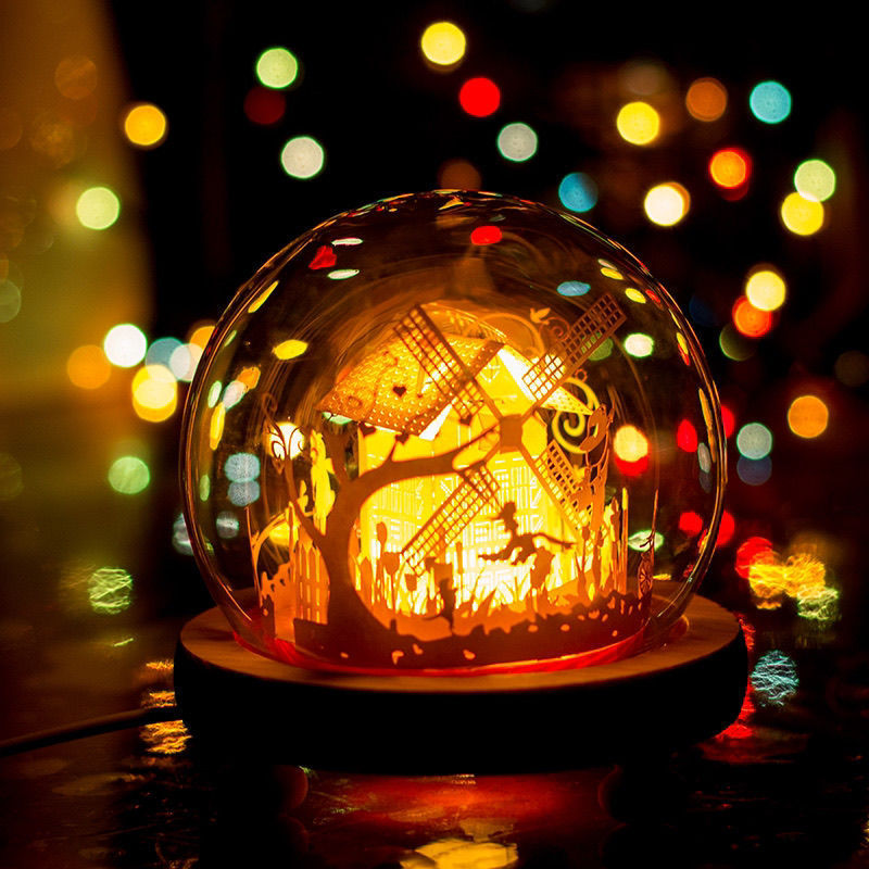 Hand-made Three Dimensional Night Light | Yazijico™