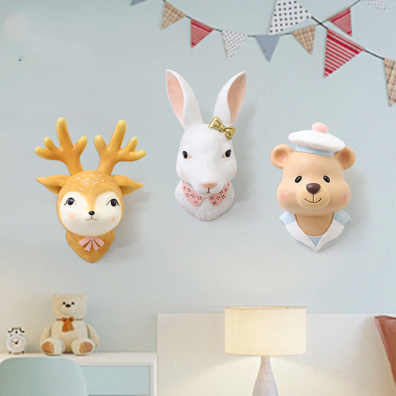 home original cartoon rabbit wall decor