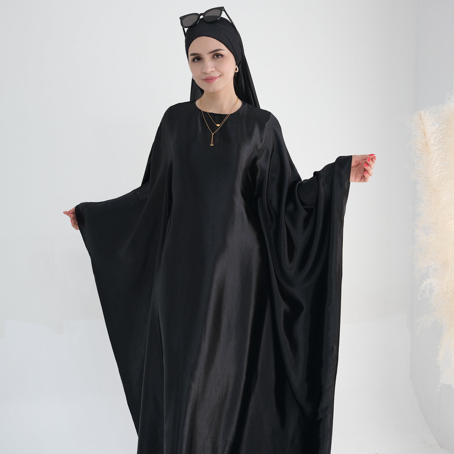 Muslim Women Dress Bright Dress Princess Sleeves | Yazijico™