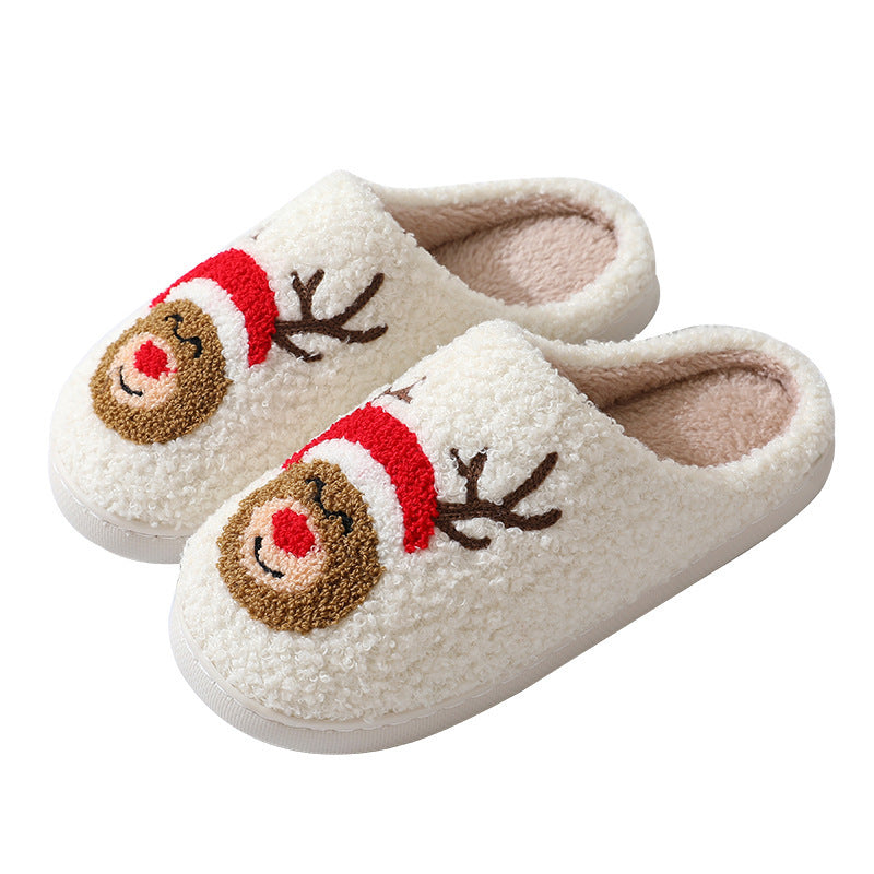Christmas Home Slippers Cute Santa Claus | Yazijico™