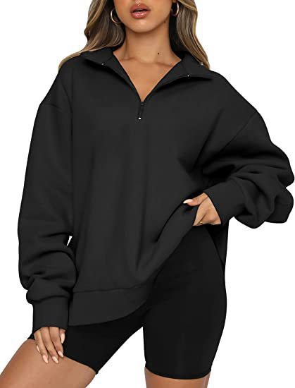 Women Sweatshirts Collar Loose Tops Clothes | Yazijico™