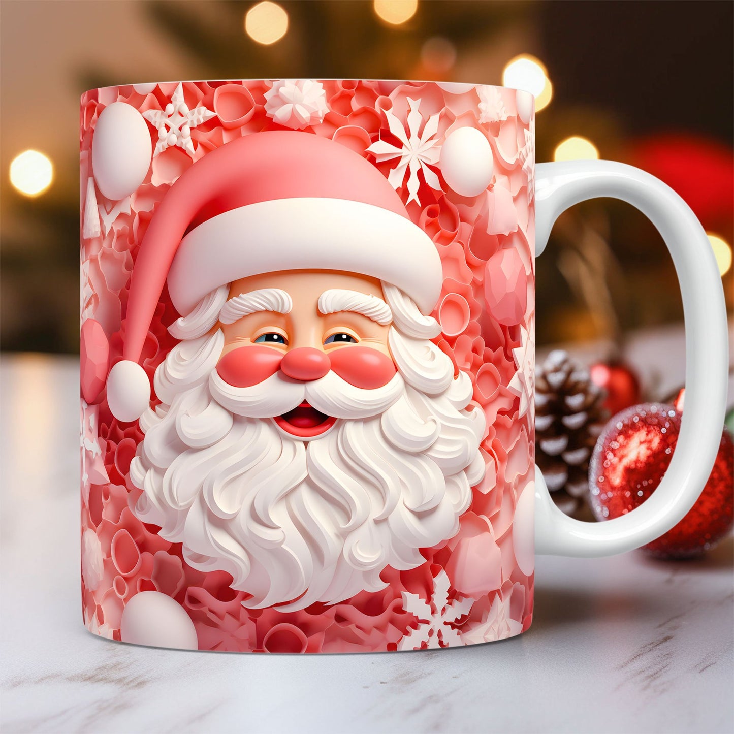 Christmas Ceramic Mug Santa Claus Cup | Yazijico™