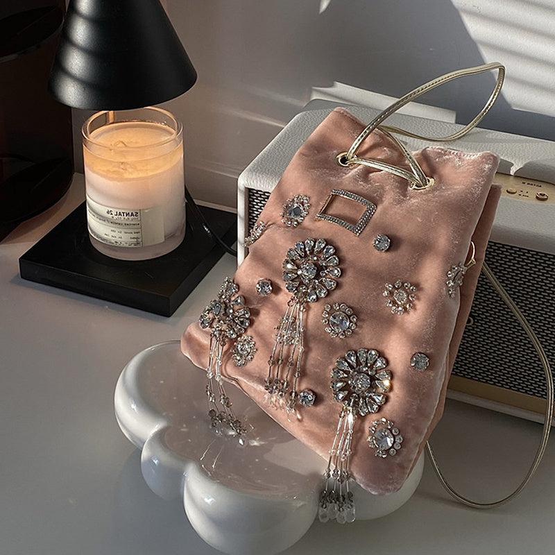 Hand-made Wrapped Banquet Bucket Handbag | Yazijico™