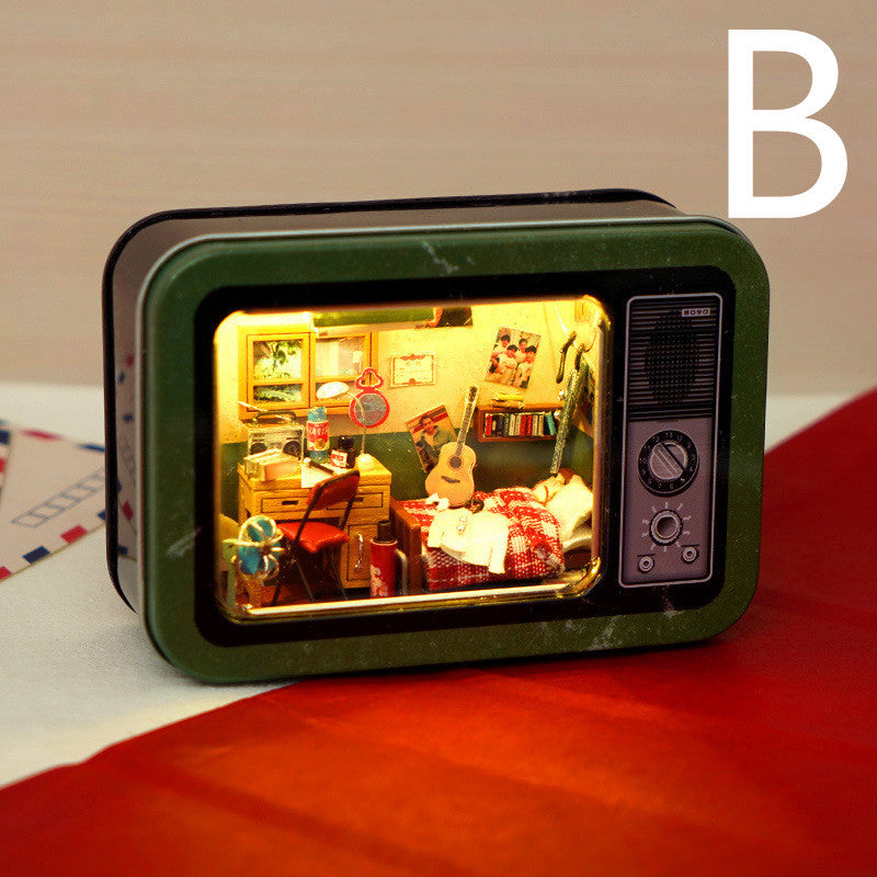 Hand-made Tinplate Box Childhood Memories | Yazijico™