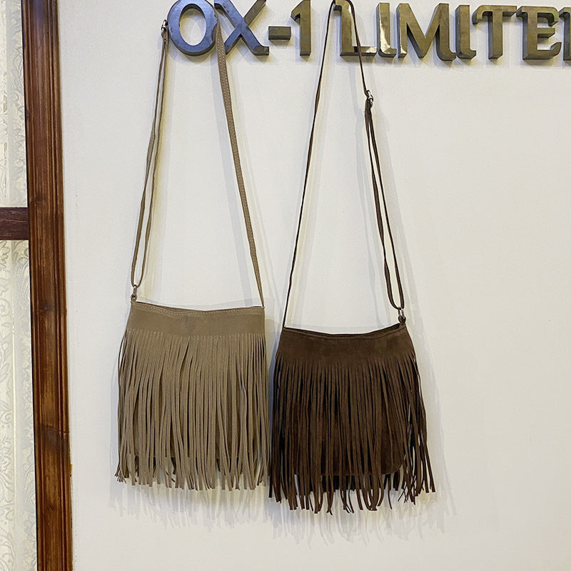 Artistic Tassel Simple And Popular Shoulder Bag | Yazijico™