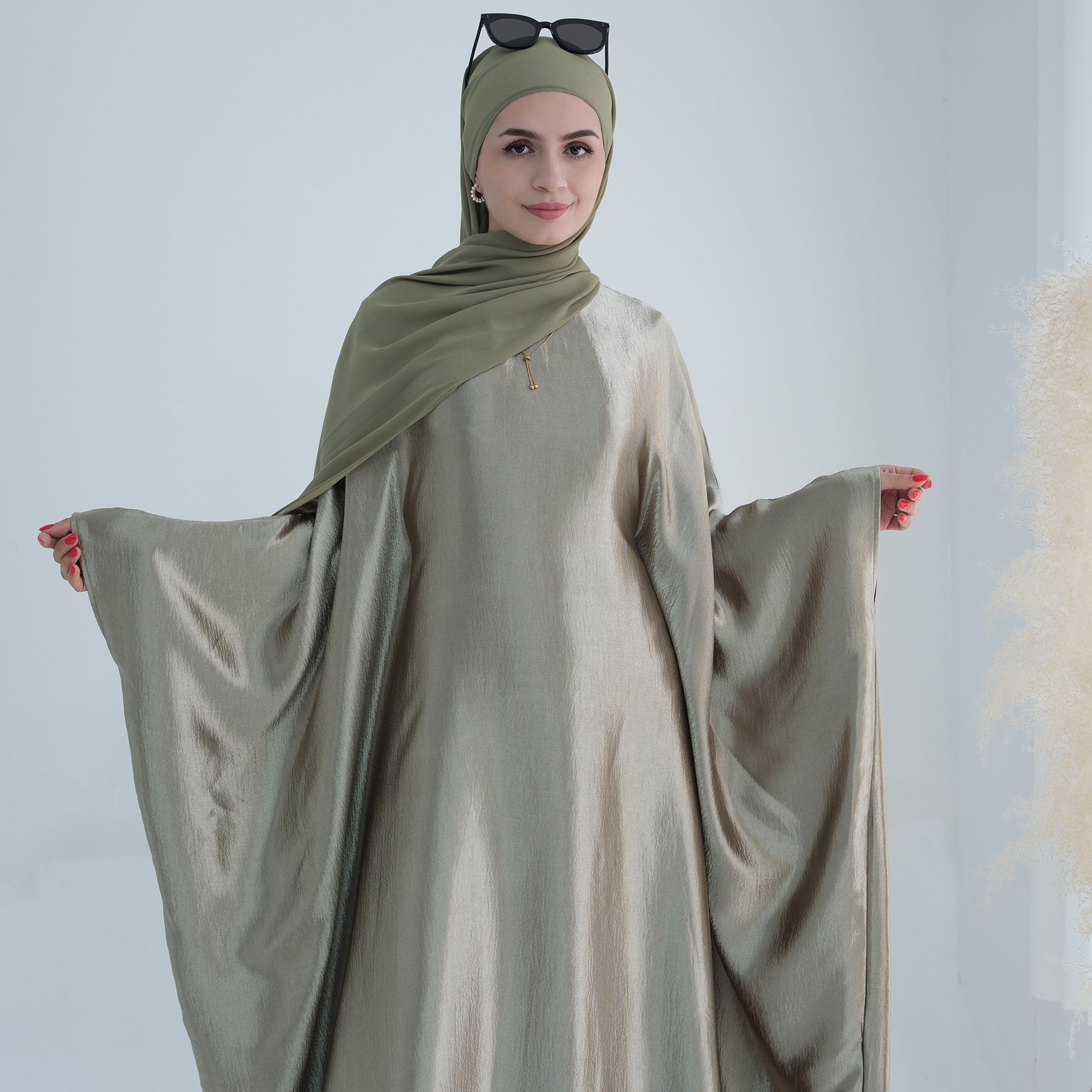 Muslim Women Dress  Bright Dress Princess Sleeves | Yazijico™