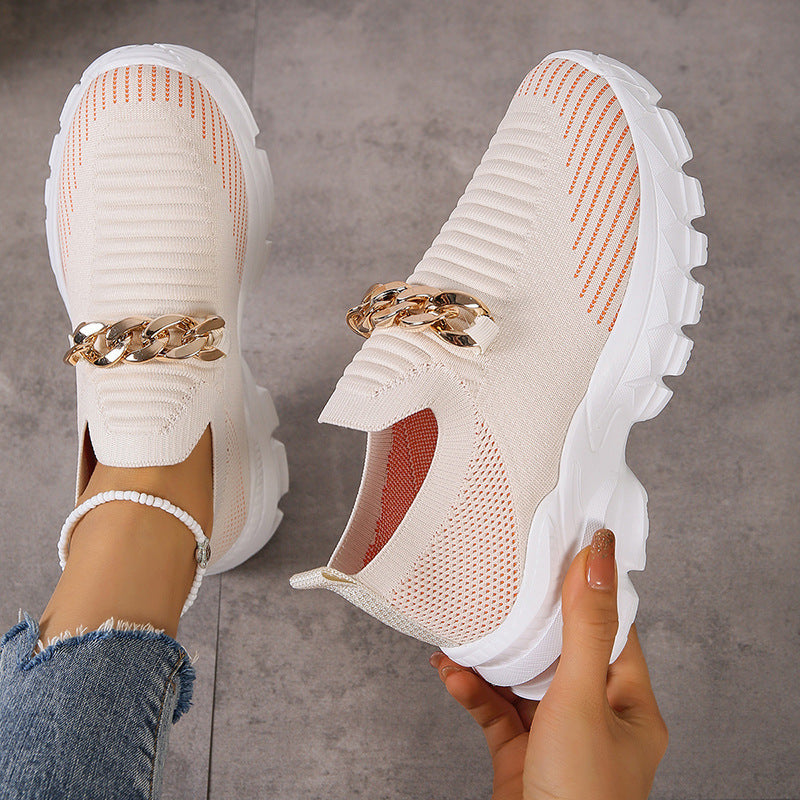 Sneakers Fashion Chain Design Mesh Shoes Yazijico™