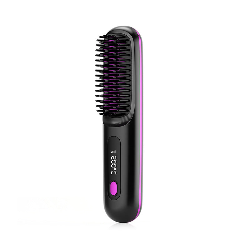Straight Hair 2 In 1 Comb Wireless Hair Straightener  | Yazijico™
