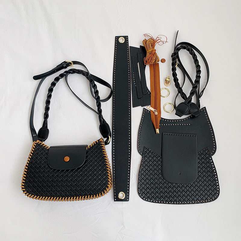 Hand Made Hand Bag Woven Material | Yazijico™
