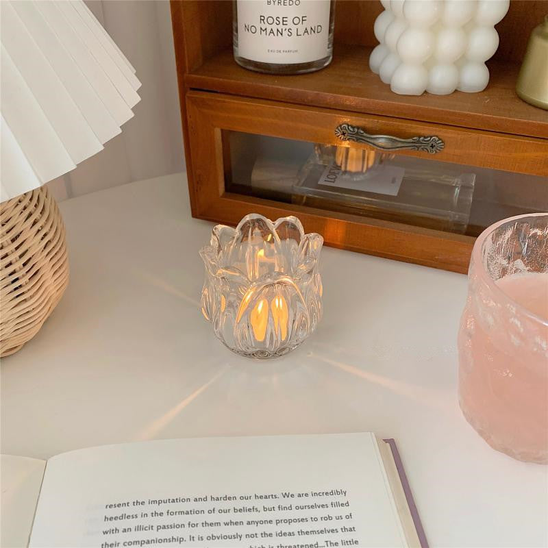 tulip candle holder home decor ornament