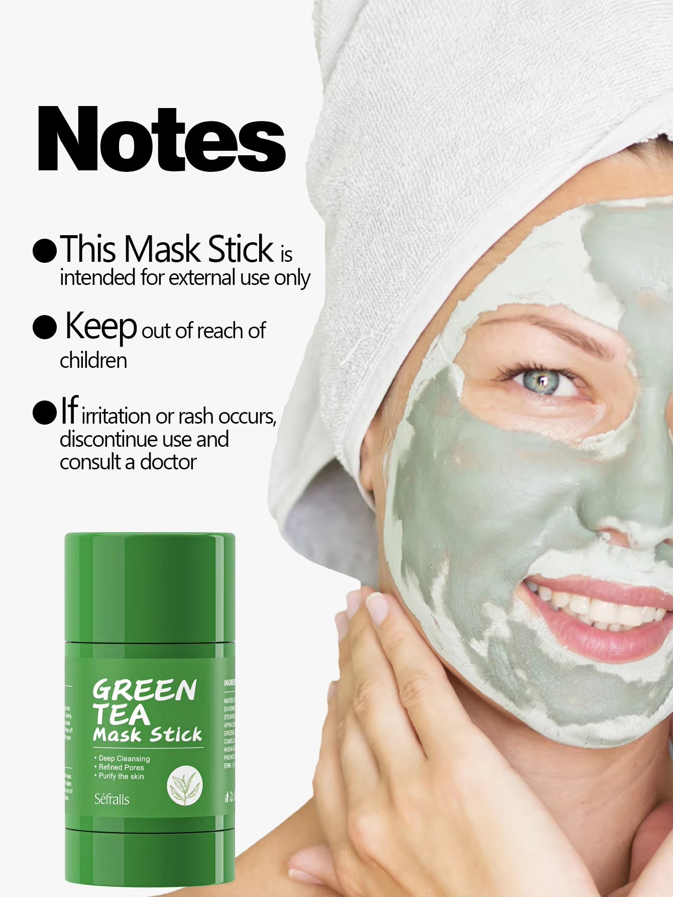Tea Mud Mask Stick Moisturizing Oil Controlling  | Yazijico™