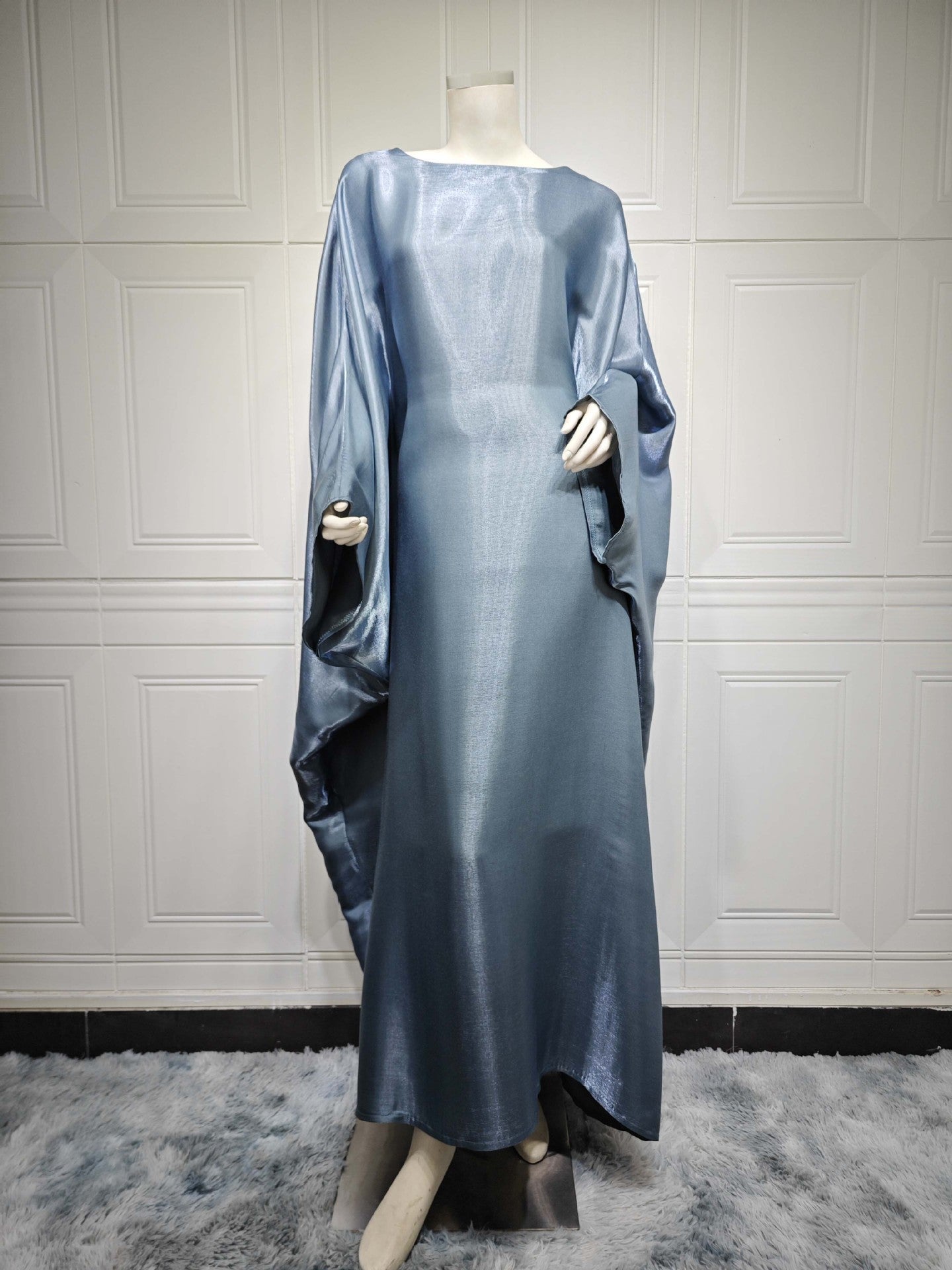 Middle East Fashion Fil-Lumiere Satin Waist Dress | Yazijico™