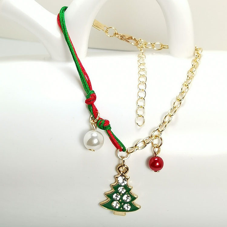 Santa Claus Tree Snowflake Snowman Bracelet  | Yazijico™