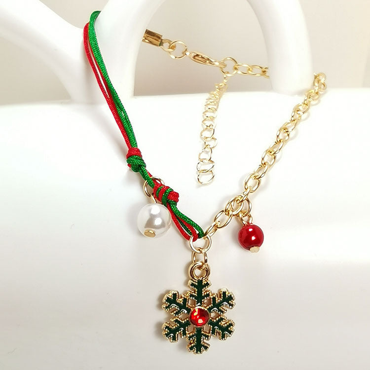 Santa Claus Tree Snowflake Snowman Bracelet  | Yazijico™