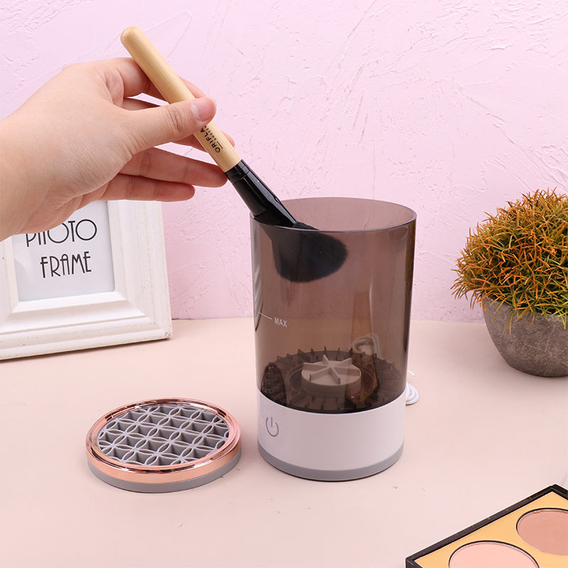 Outil de nettoyage électrique pour pinceaux à paupières | Yazijico™