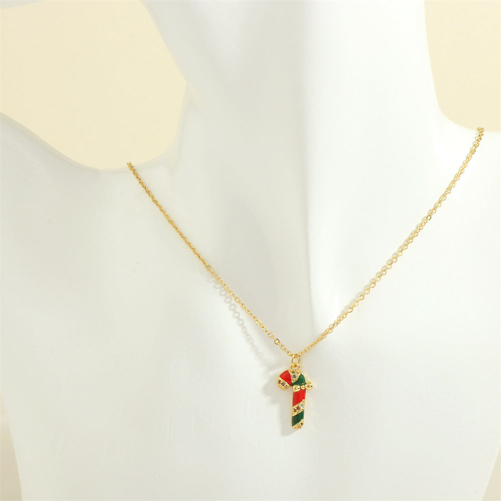 Christmas Tree Santa Claus Necklace Women Jewelry | Yazijico™