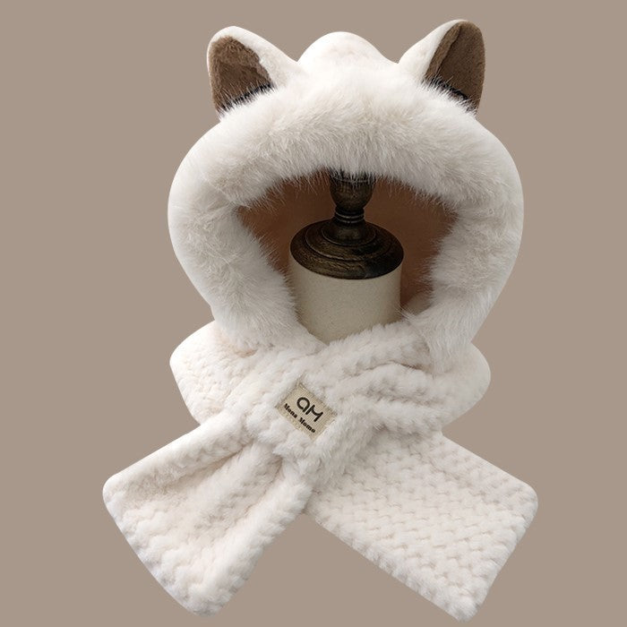 Autumn And Winter Cute Furry Fox Ear Hat | Yazijico™