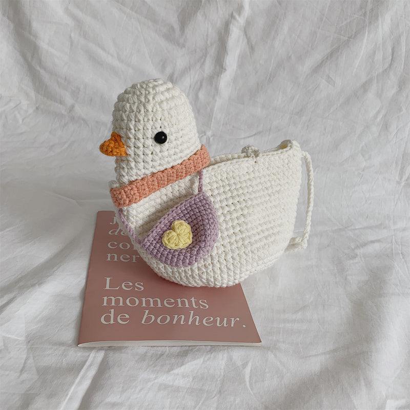 Hand--made woven Bag Rushing Duck | Yazijico™