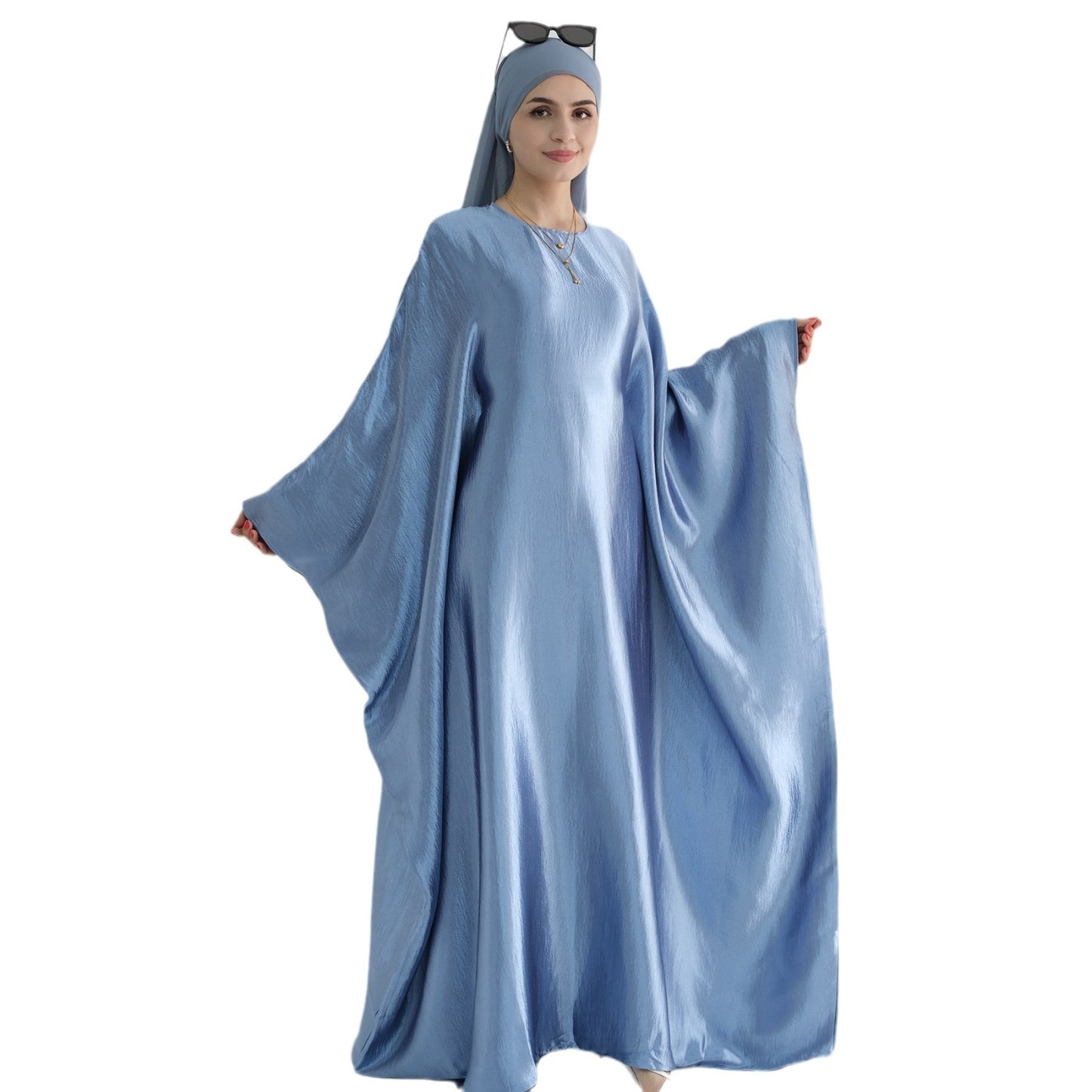 Muslim Women Dress Bright Dress Princess Sleeves | Yazijico™