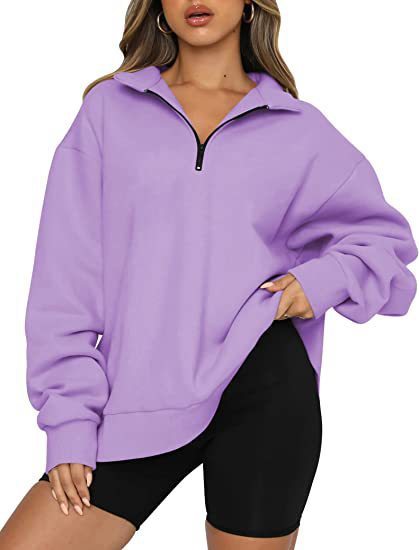 Women Sweatshirts Collar Loose Tops Clothes | Yazijico™