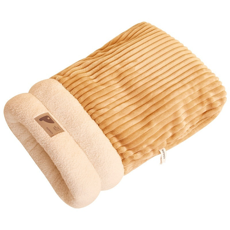 Pet Sleeping Bag Winter Warm Soft Plush | Yazijico™